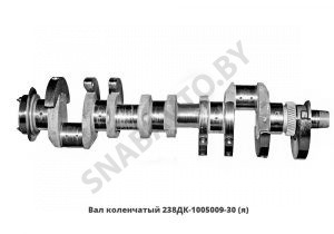 Вал коленчатый ЯМЗ-238БЕ2,ДЕ2,7511.10-7514.10,Автодизель 238ДК-1005009-30