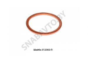 Шайба 22х27х1,5 медная Колпака форсунки 312382-П