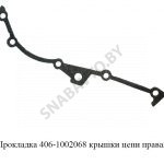 Прокладка крышки цепи правая 406-1002068