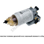 Фильтр очистки топлива дизелей и их сменный элемент  в сборе PL-270