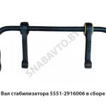 Вал стабилизатора  в сборе 5551-2916006