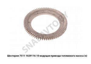 Шестерня ведущая привода топливного насоса, Автодизель 7511.1029116-10