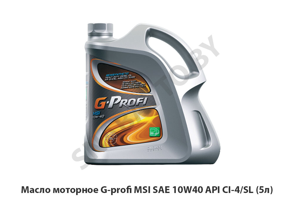 б/н Масло моторное G-profi MSI SAE 10W40 API CI-4/SL (5л)