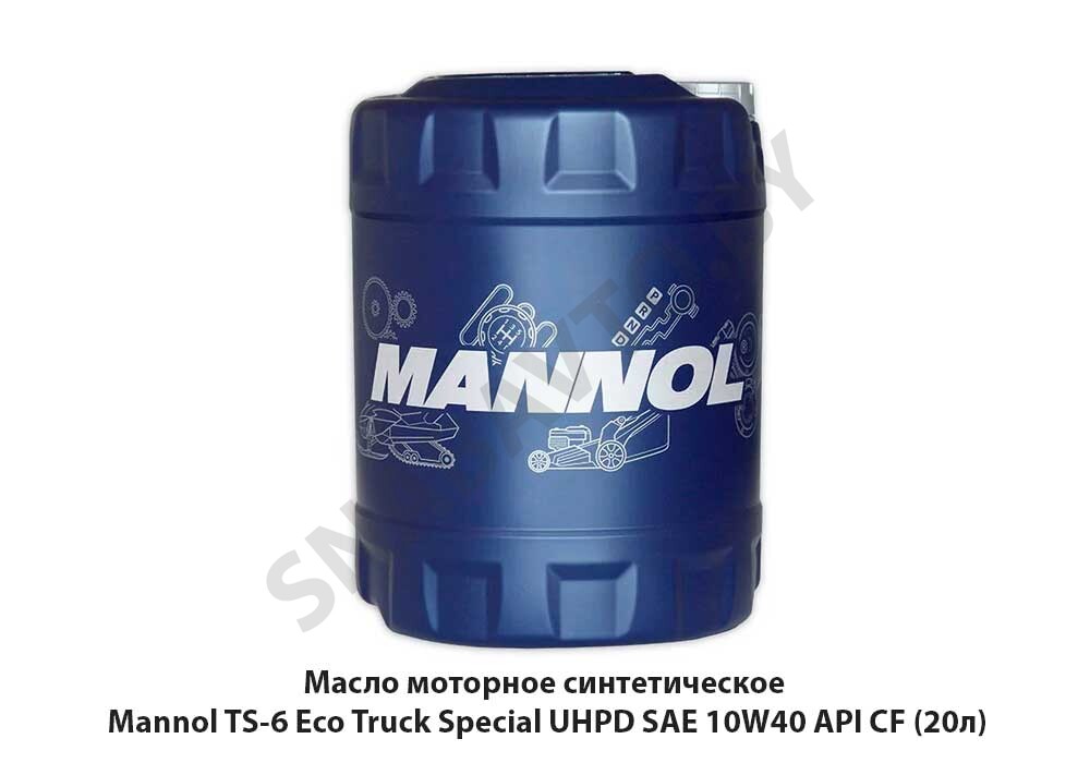 Масло моторное синтетическое Mannol TS-6 Eco Truck Special UHPD SAE 10W40 API CF (20л) 