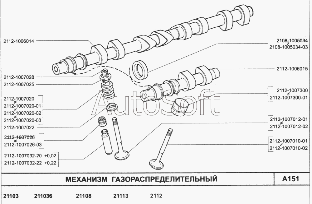 Чертеж Механизм газораспределительный